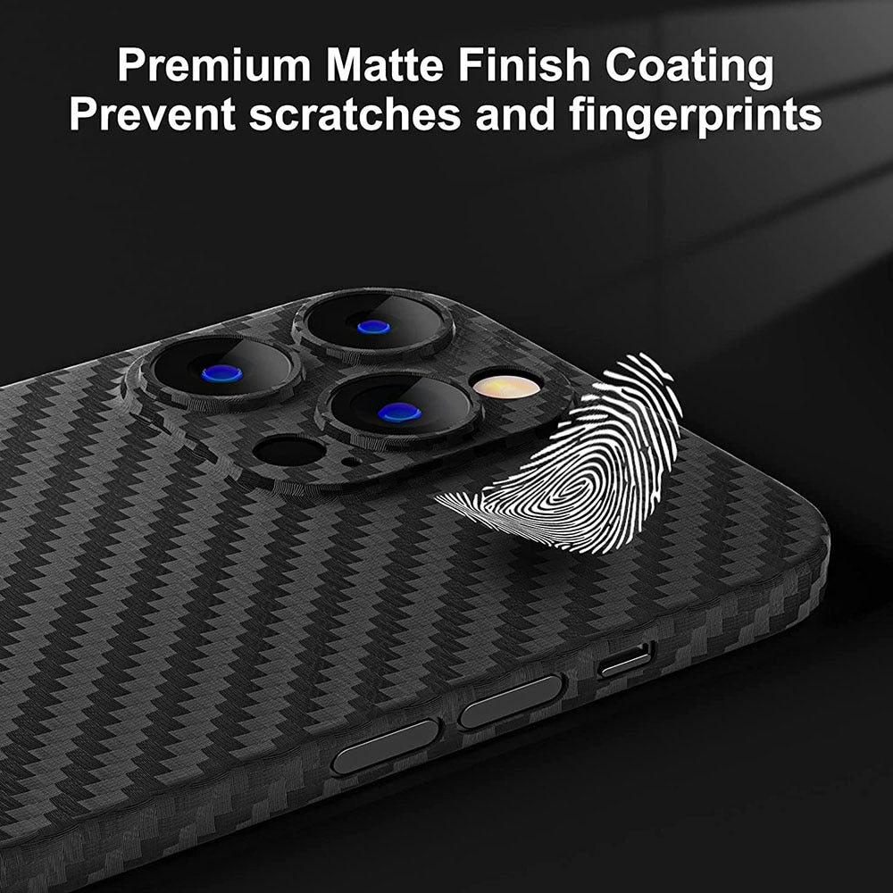 0.3mm Ultra Cienka Tekstura Matowa Twarda Obudowa dla iPhone&