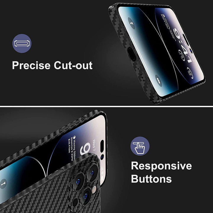 0.3mm Ultra Cienka Tekstura Matowa Twarda Obudowa dla iPhone&