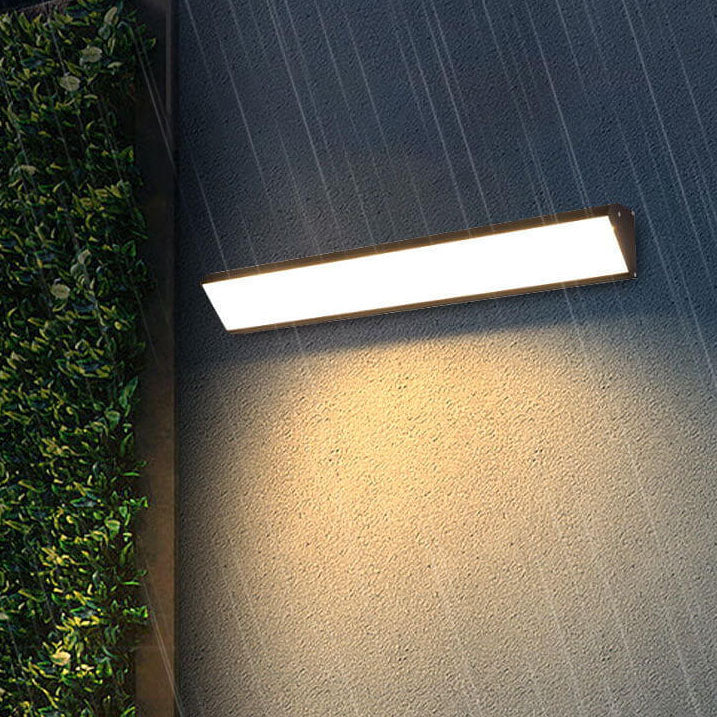 Nowoczesne zewnętrzne lampy ścienne LED z aluminium i akrylu | Karnz