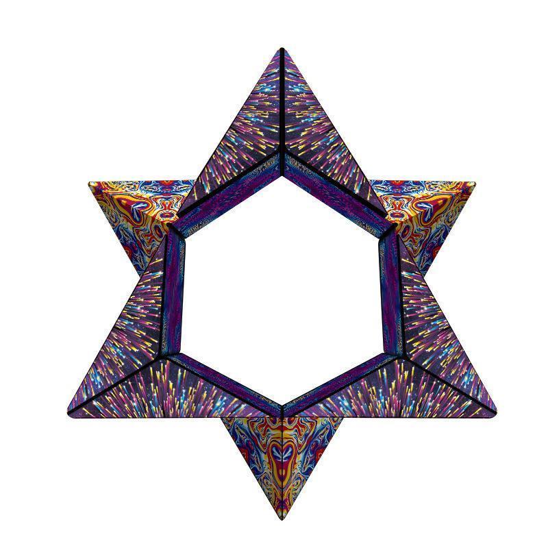 Sandsberg | Magnetyczny Kostka Zmiany Formy | Puzzle Przemiany Zabawka | Wielokolorowy