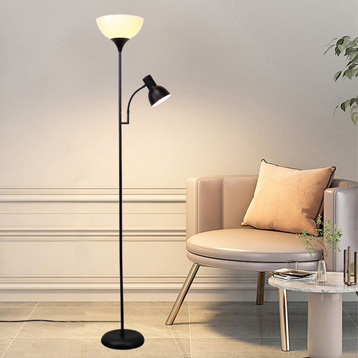 Sandsberg | Lampa podłogowa z podwójnym światłem | Minimalistyczny design z żelaza