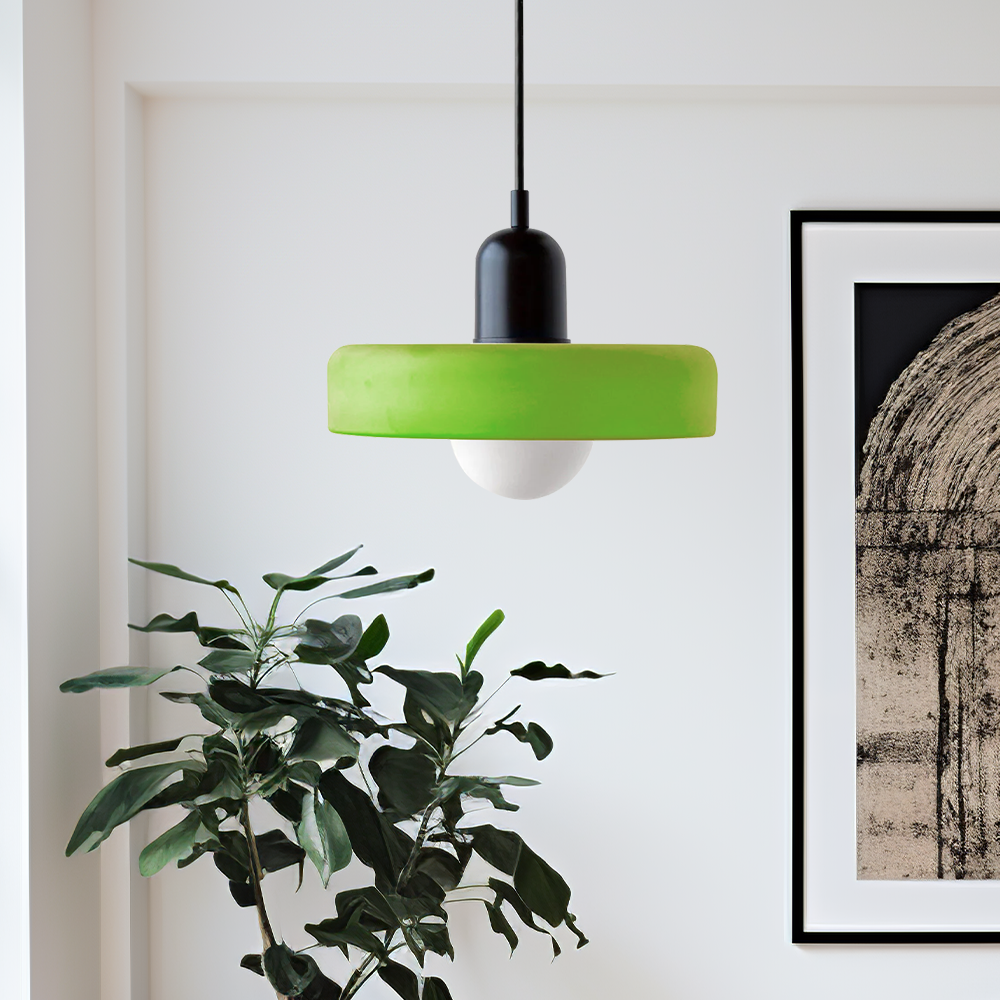 Kolorowa szklana lampa wisząca - BauLume | Karnz