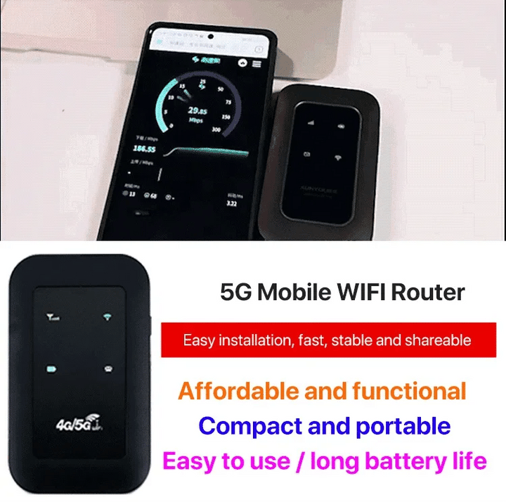 Przenośny router mobilny 5G – Szybki i niezawodny internet w podróży