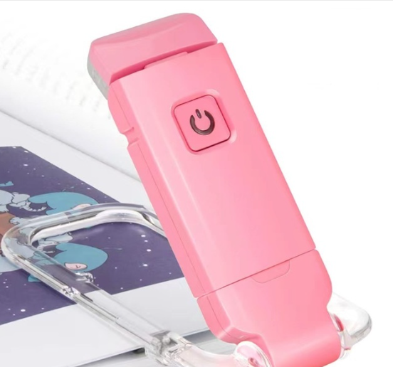 LED USB ładowalna lampka do czytania z regulacją jasności, ochrona oczu