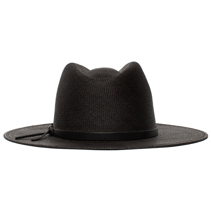 Letni kapelusz słomkowy Fedora-Czarny | Karnz