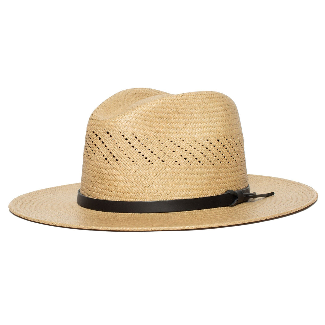 Letni kapelusz słomkowy Fedora-Czarny | Karnz