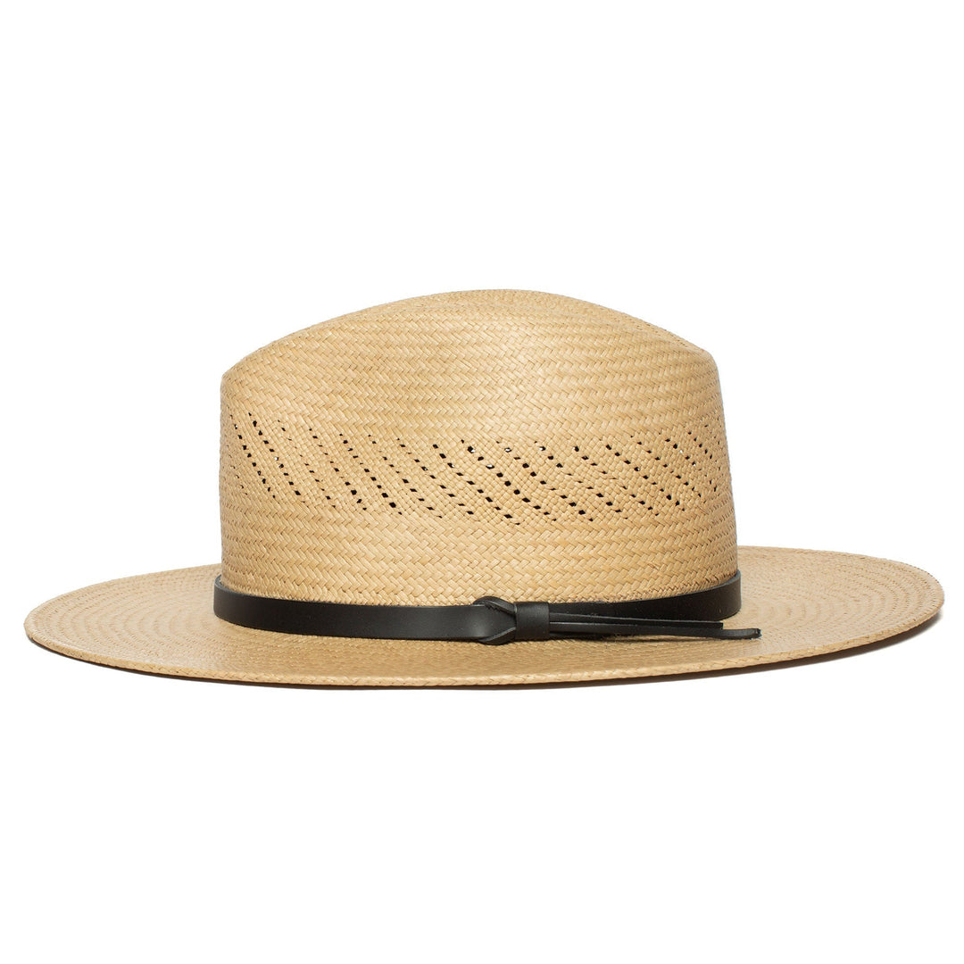 Letni kapelusz słomkowy Fedora-Czarny | Karnz