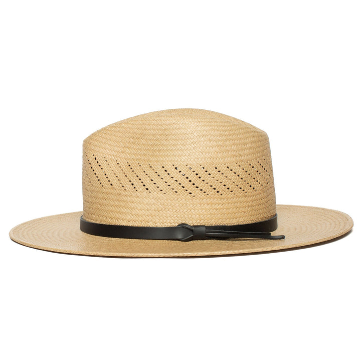 Letni kapelusz słomkowy Fedora-Czarny | Karnz