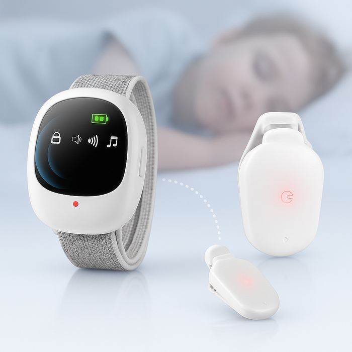 Alarm na moczenie łóżka dla dzieci z czujnikiem wibracyjnym