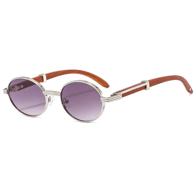 BlissGlow – Drewniane okulary przeciwsłoneczne z serii Retro