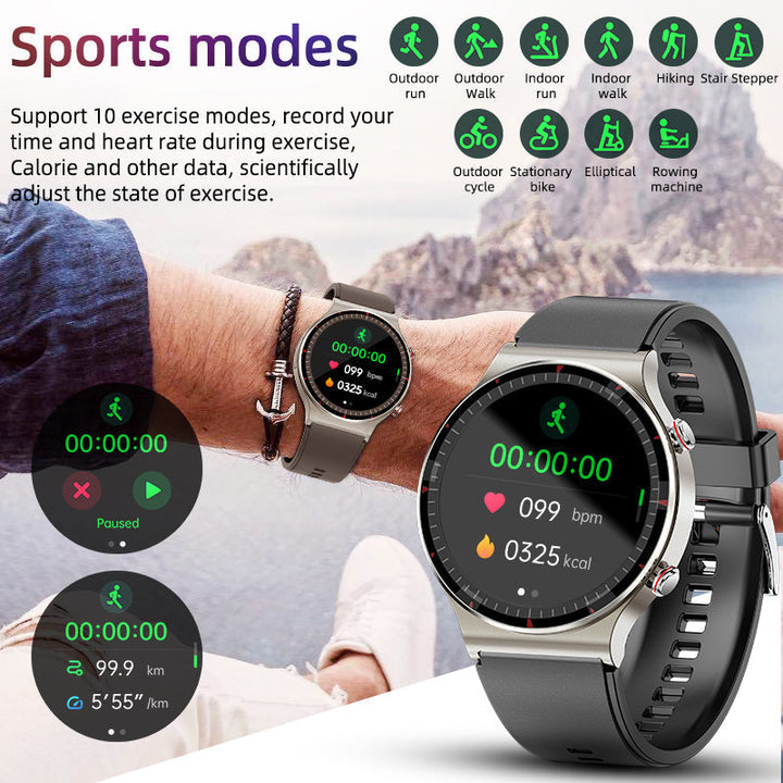CFDA EKG Krew Tlen Częstotliwość serca Monitorowanie zdrowia Smartwatch