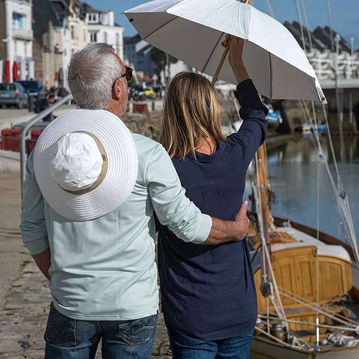 UrbanBrolly | Mini składany parasol UV – Ochrona przeciwsłoneczna UPF 50+ – Wodoodporny – Lekki i przyjazny dla kieszeni do użytku w podróży Karnz