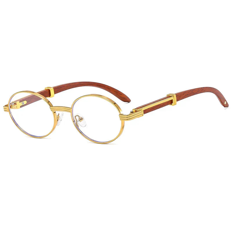BlissGlow – Drewniane okulary przeciwsłoneczne z serii Retro
