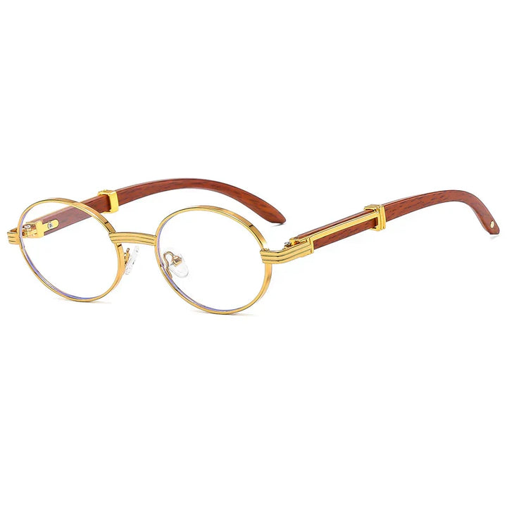BlissGlow – Drewniane okulary przeciwsłoneczne z serii Retro
