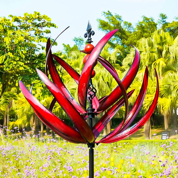 Obrotowa wiatrowskaz z metalu