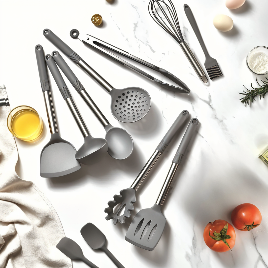 12-częściowy zestaw akcesoriów kuchennych z silikonu – Culinara Pro