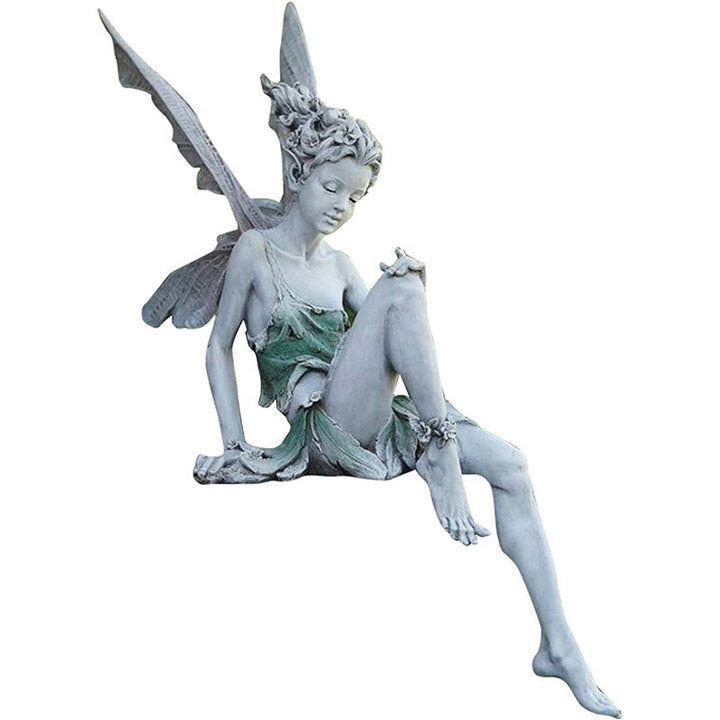 Sandsberg Siedząca Wróżka Ogród Statua
