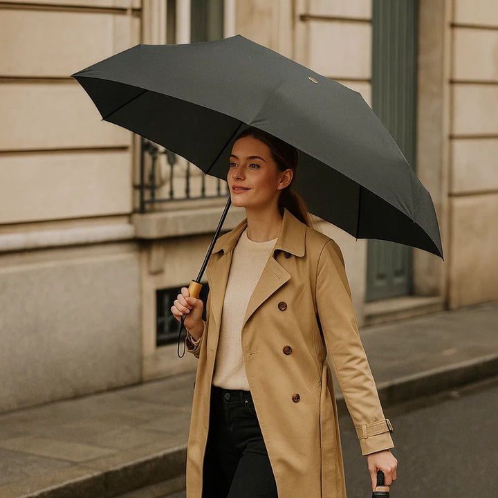 UrbanBrolly | Mini składany parasol UV – Ochrona przeciwsłoneczna UPF 50+ – Wodoodporny – Lekki i przyjazny dla kieszeni do użytku w podróży Karnz