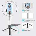 6 w 1 bezprzewodowy Bluetooth Selfie Stick