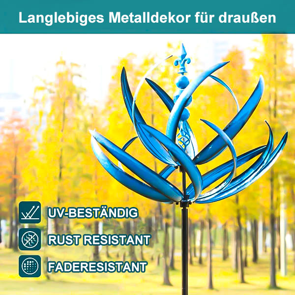 Obrotowa wiatrowskaz z metalu
