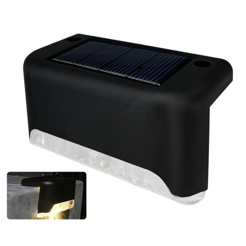 Wodoodporne solarne lampy schodowe do użytku zewnętrznego (4 sztuki)