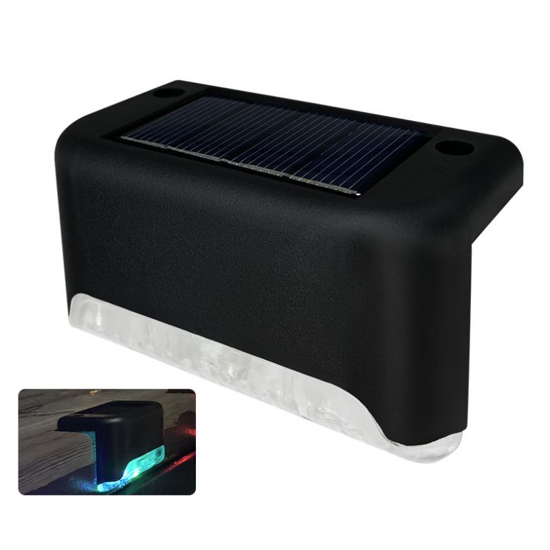 Wodoodporne solarne lampy schodowe do użytku zewnętrznego (4 sztuki)