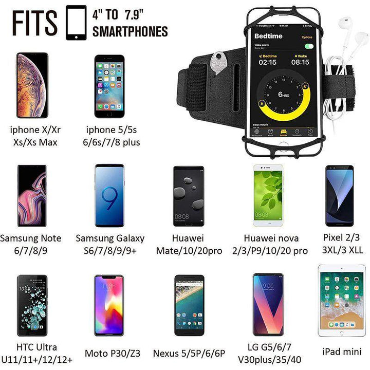 180° obracany uchwyt na telefon do biegania