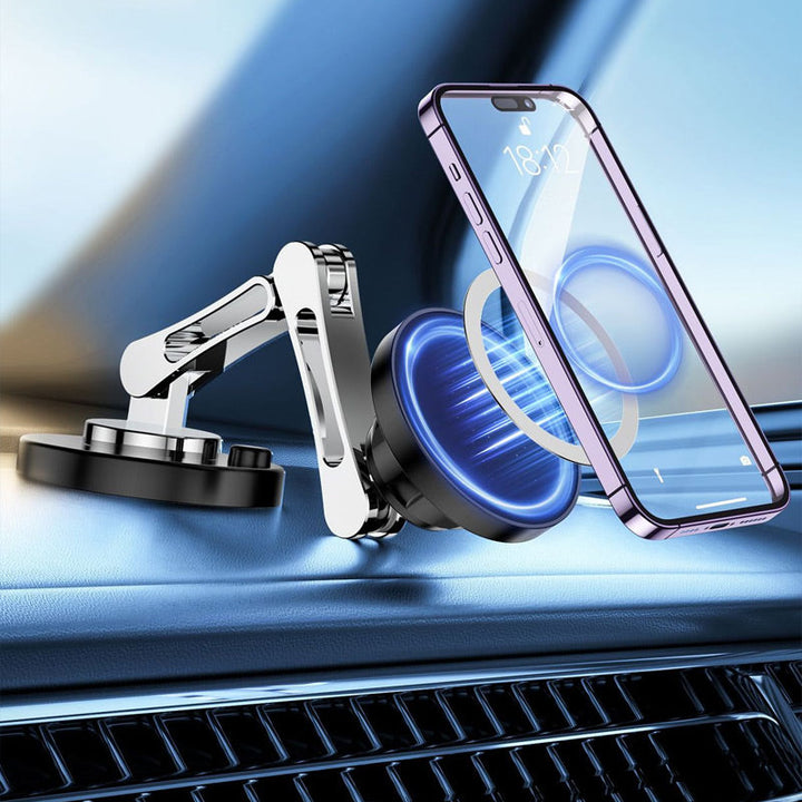 Magnetyczna bezprzewodowa ładowarka samochodowa i uchwyt na telefon