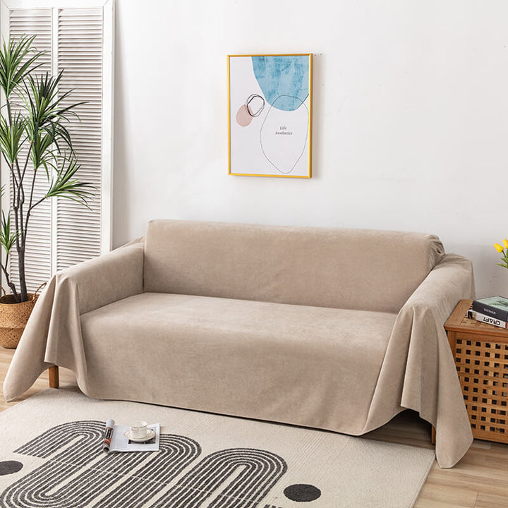 Premium Wodoodporna Narzuta na Sofę z Krawędzią Jacquard