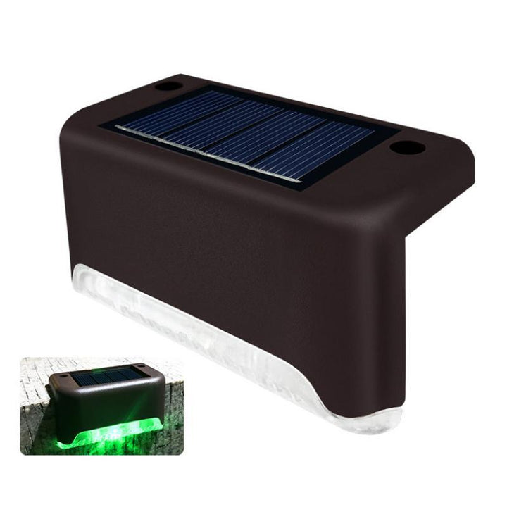 Wodoodporne solarne lampy schodowe do użytku zewnętrznego (4 sztuki)