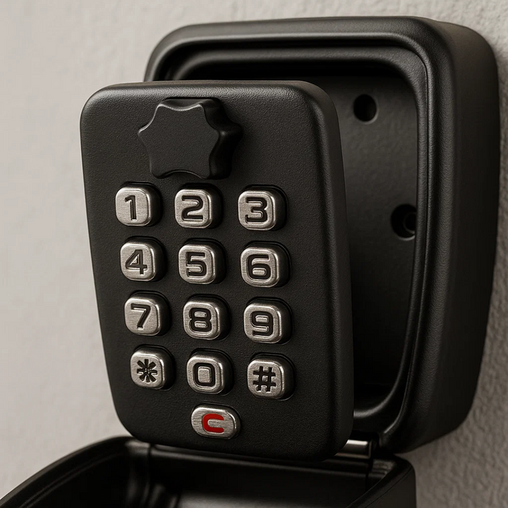 KeyGuard Zewnętrzna Skrzynka na Klucze – Wodoodporna Skrzynka Montowana na Ścianie | Karnz