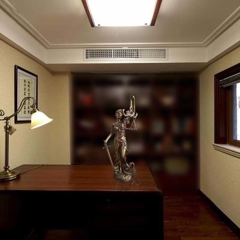 Statua dekoracyjna bogini sprawiedliwości