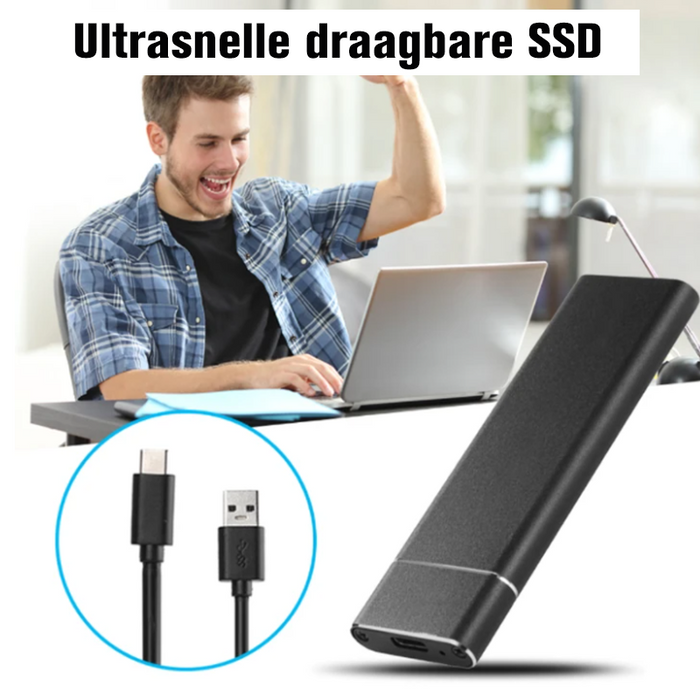 Ultra-szybki zewnętrzny przenośny dysk twardy