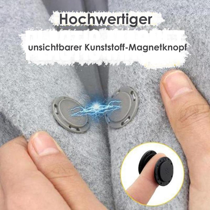 Wysokiej jakości niewidoczny plastikowy magnesowy guzik, 5 sztuk