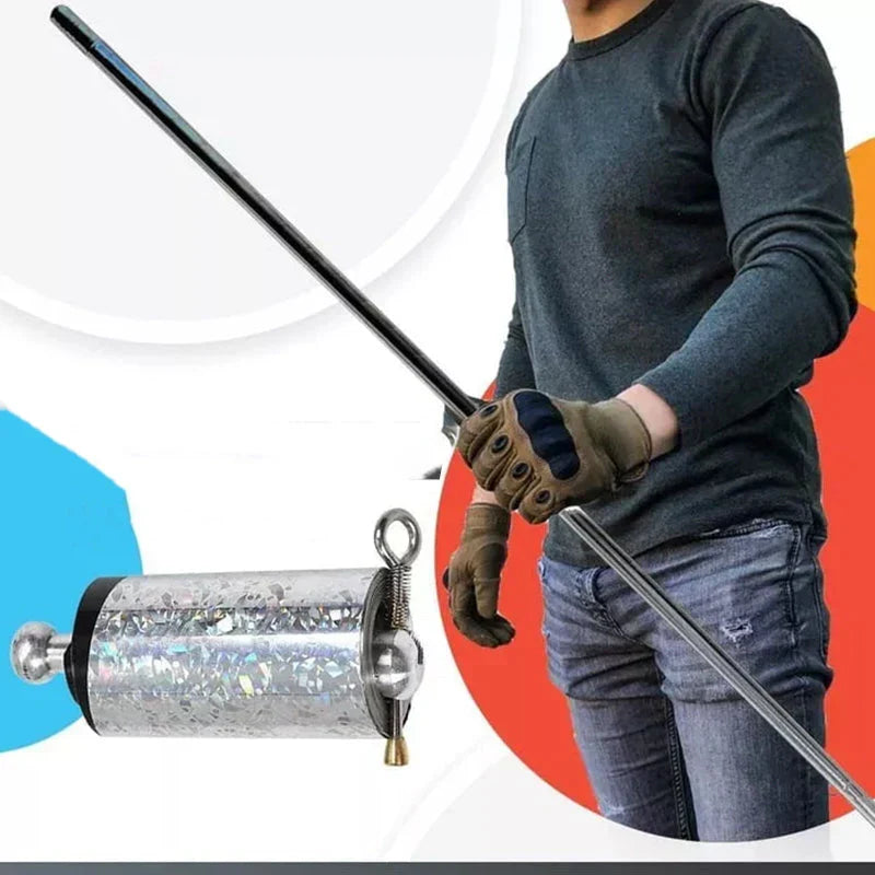 Przenośny metalowy kij do samoobrony i sztuki magicznej