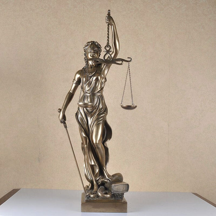Statua dekoracyjna bogini sprawiedliwości