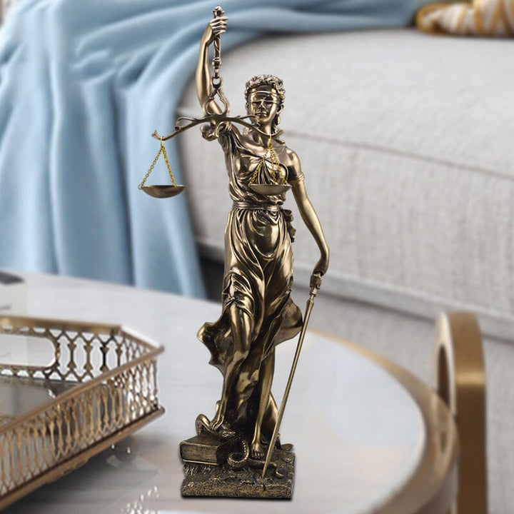 Statua dekoracyjna bogini sprawiedliwości