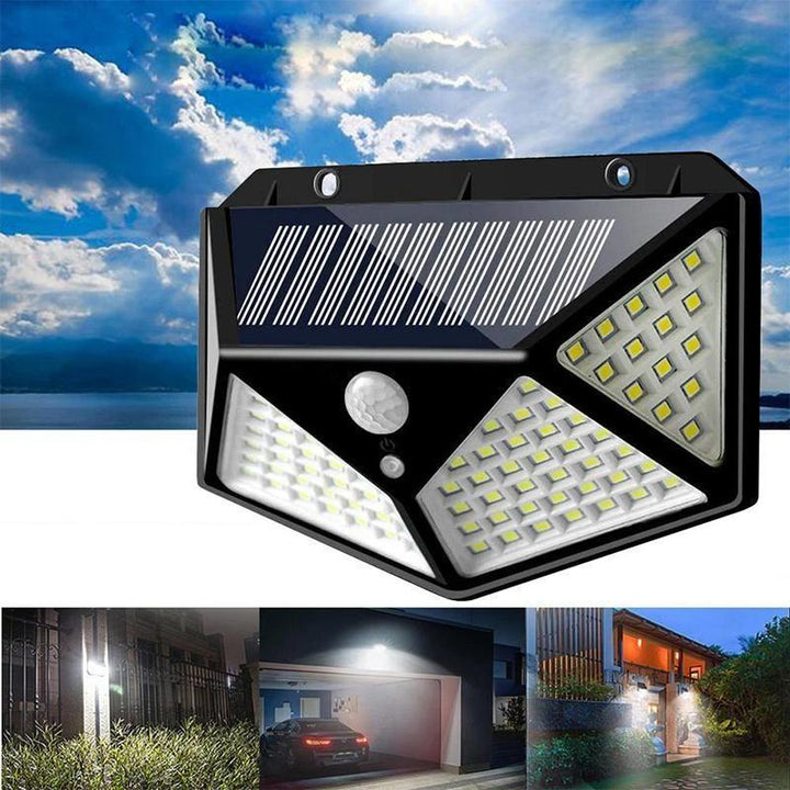 Wodoodporna lampa solarna 100 LED na zewnątrz
