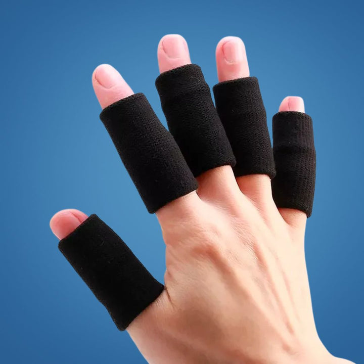 FlexiGuard | Osłony na palce – Zapobieganie kontuzjom – Oddychająca i wygodna forma – Utrzymuje kontuzje i opatrunki na miejscu – Sportowy i codzienny komfort Karnz