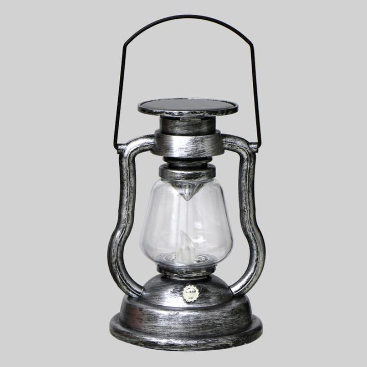 Lampka Solarna Retro Kerosinowa Lampka Konna LED Zewnętrzna Ogród Patio Dekoracja Przenośna Płomień Świeczka | Karnz