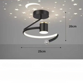 Lampa sufitowa LED z efektem gwiaździstego nieba – Nowoczesny design żyrandola do pokoju dziecięcego i salonu | Karnz