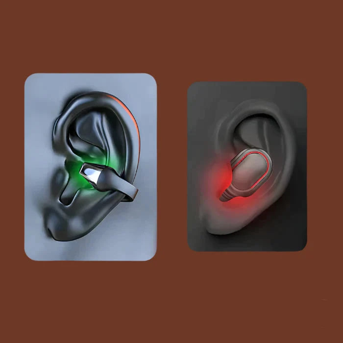 Bezprzewodowe słuchawki Bone Conduction z klipsem na ucho