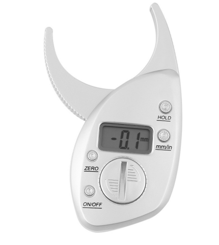 Cyfrowy miernik tkanki tłuszczowej, caliper do pomiaru fałd skórnych, wyświetlacz LCD, analizator, taśma miernicza, waga do odchudzania, utrata wagi, antypoślizgowy uchwyt