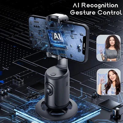 📸360° Obrót Smart Auto Śledzenie Twarzy Uchwyt