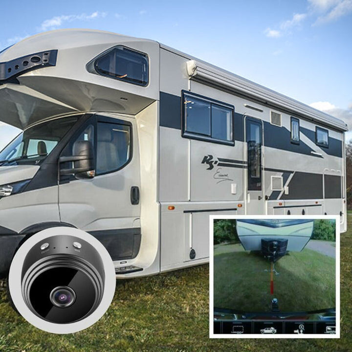 Karnz | 1080p Magnetyczna WiFi Mini Kamera-RV Kamera Tylnia do Przyczep Kempingowych
