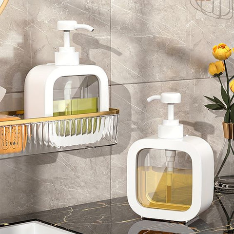 SkandiPure Dozownik do mydła - Minimalistyczny nordycki design, trwały | Karnz