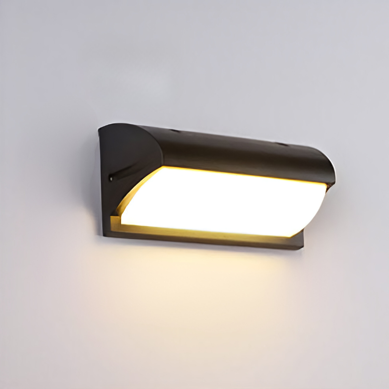 Wodoodporna zewnętrzna lampa LED ścienna z czujnikiem ruchu