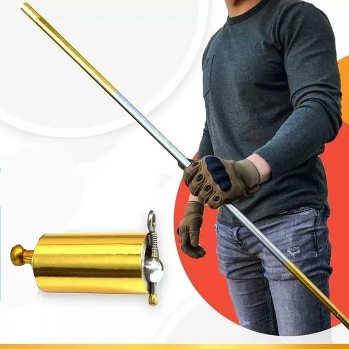 Przenośny metalowy kij do samoobrony i sztuki magicznej