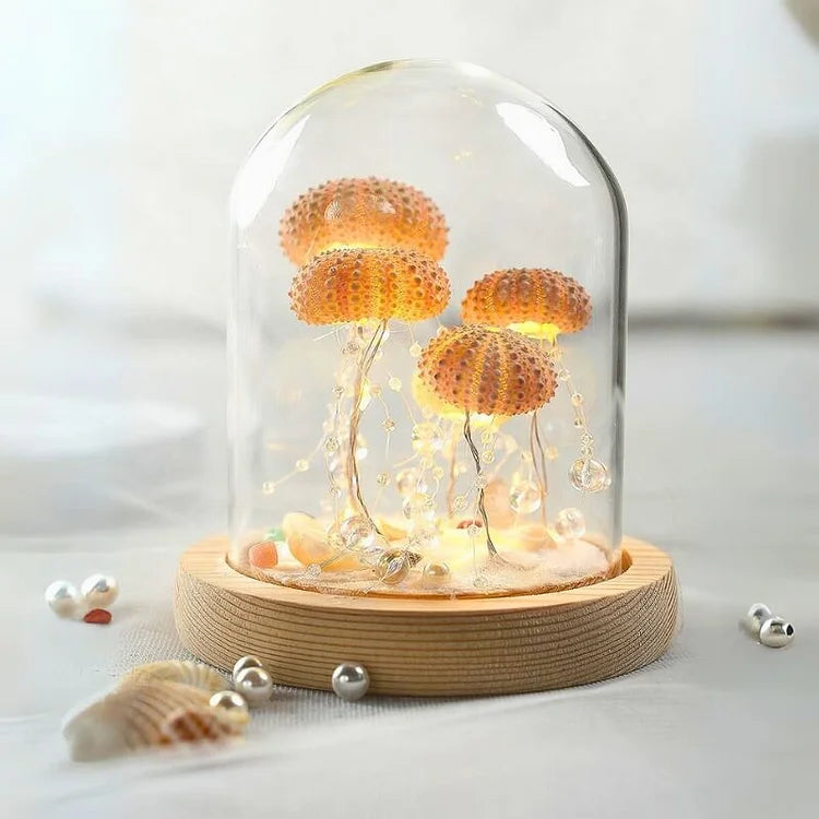 LumiCraft – Unikalna lampa stołowa DIY z naturalną muszlą dla przytulnej atmosfery