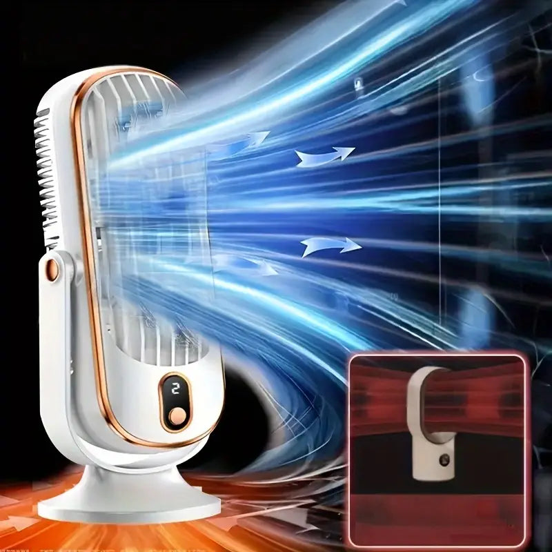 Przenośny mini klimatyzator z ładowaniem USB – 5 prędkości i 720° obrotu | Karnz